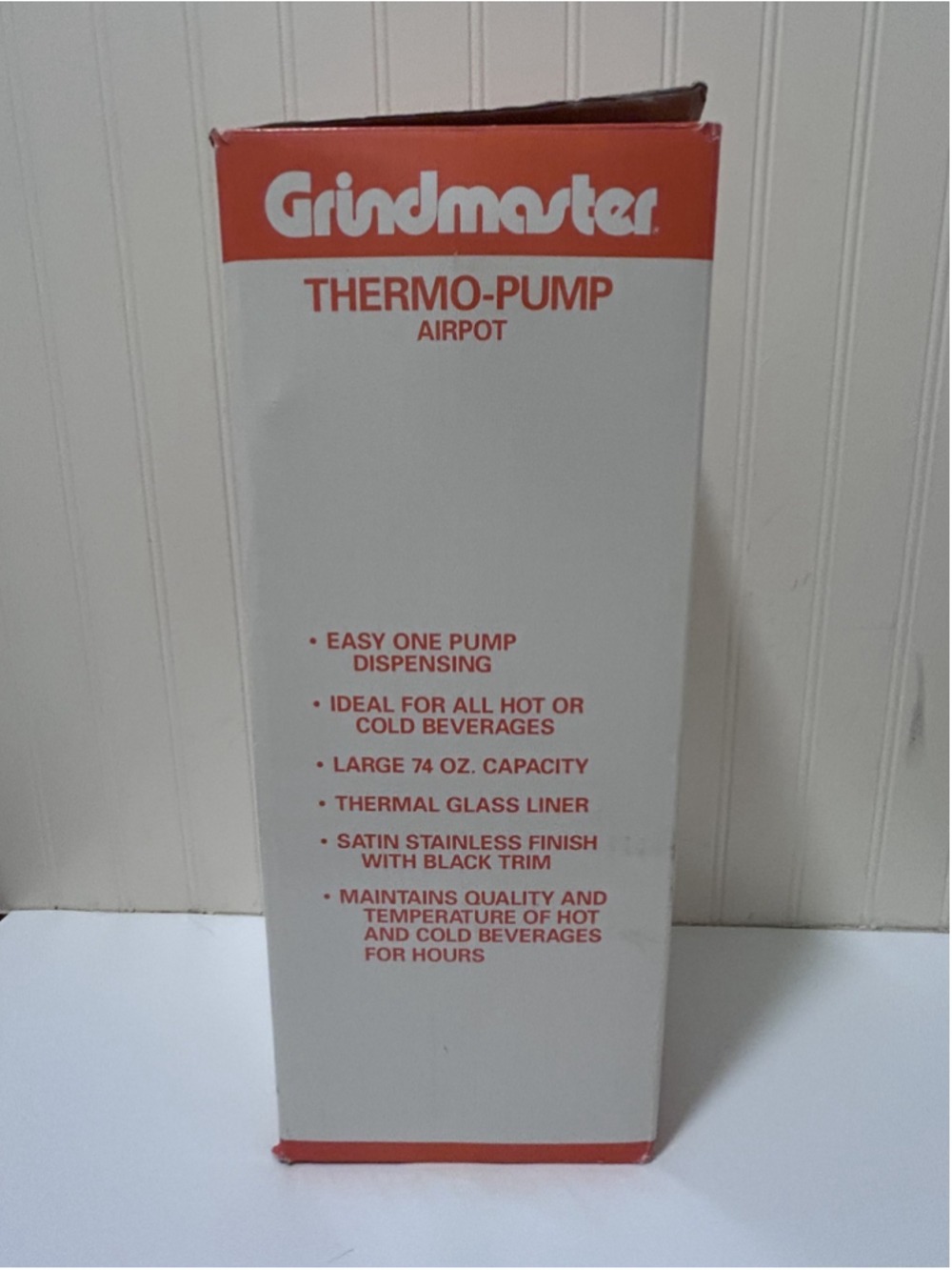 Grindmaster Stainless Steel Silver Airpot Vacuum Coffee Dispenser Pump Lid - Picture 2 of 12